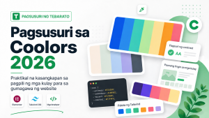 Pagsusuri sa Coolors 2026 – Mga kulay para sa website